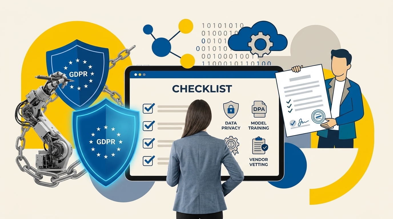 Using AI Tools Under GDPR: Marketing Compliance Checklist